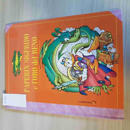 Paperin Sigfrido E L'Oro Del Reno - Disney - 1999 - copertina
