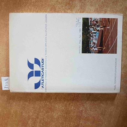 ATLETICA STUDI ricerca scientifica tecnica applicata atletica leggera 1985 - copertina