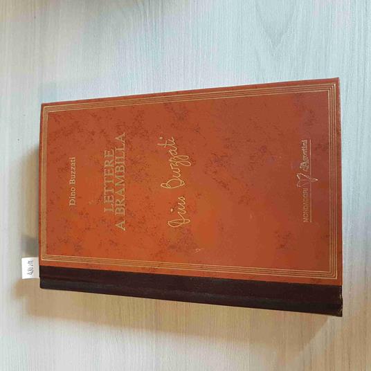 Lettere A Brambilla - Dino Buzzati - Mondadori - 1987 - Dino Buzzati - copertina