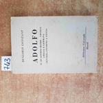 BENJAMIN CONSTANT Adolfo Il quaderno rosso Cecilia Amelia Giulia1953 BUR RIZZOLI