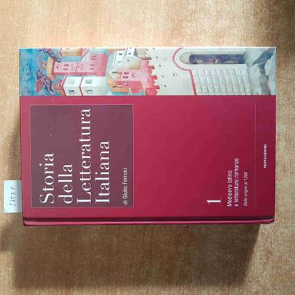 STORIA DELLA LETTERATURA ITALIANA 1 MEDIOEVO LATINO E LETTERATURE ROMANZE ferron - Giulio Ferroni - copertina