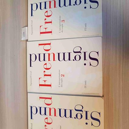 L' INTERPRETAZIONE DEI SOGNI - SIGMUND FREUD 3 volumi L'UNITà - 1994 - Sigmund Freud - copertina