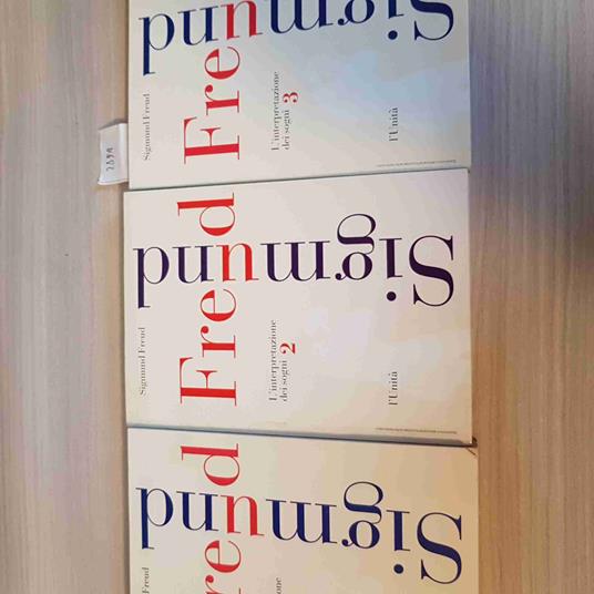 L' INTERPRETAZIONE DEI SOGNI - SIGMUND FREUD 3 volumi L'UNITà - 1994 - Sigmund Freud - copertina