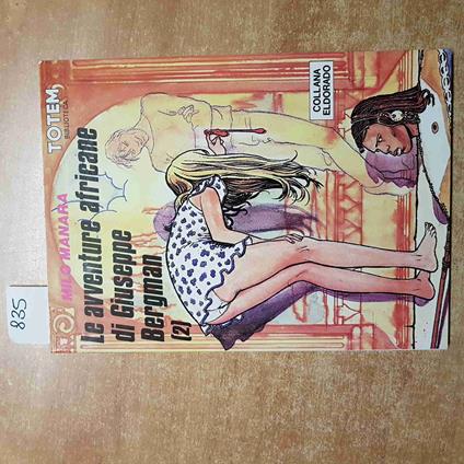 MILO MANARA le avventure africane di Giuseppe Bergman 2 TOTEM collana eldorado - Milo Manara - copertina