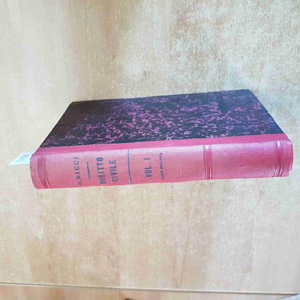 CORSO TEORICO PRATICO DI DIRITTO CIVILE volume 1 - Francesco Ricci - UTET 1886 - Francesco Ricci - copertina