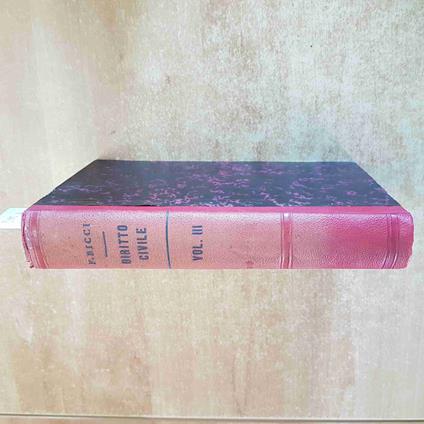 CORSO TEORICO PRATICO DI DIRITTO CIVILE volume 3 - Francesco Ricci - UTET 1886 - Francesco Ricci - copertina