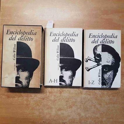 ENCICLOPEDIA DEL DELITTO colin wilson 2 VOLUMI ALERICI EDITORI 1964 assassini - Colin Wilson - copertina