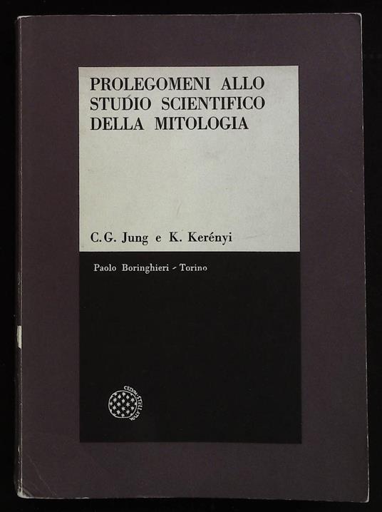 Prolegomeni allo studio scientifico della mitologia - copertina