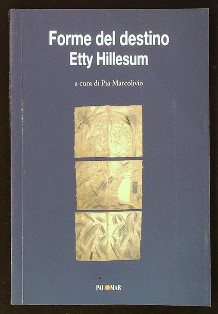 Forme del destino - Etty Hillesum - copertina
