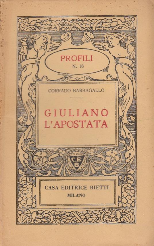 Giuliano l'Apostata - Corrado Barbagallo - copertina