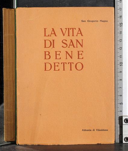 vita di San Benedetto - Gregorio Magno (san) - copertina