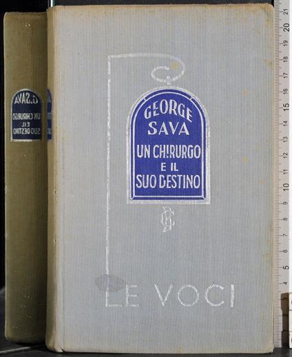 Un chirurgo e il suo destino - copertina