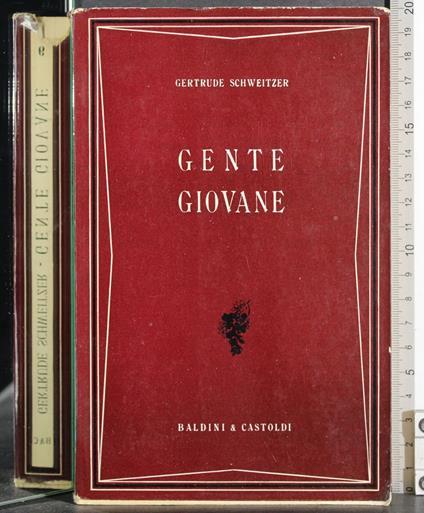 Gente Giovane - Gertrude Schweitzer - copertina