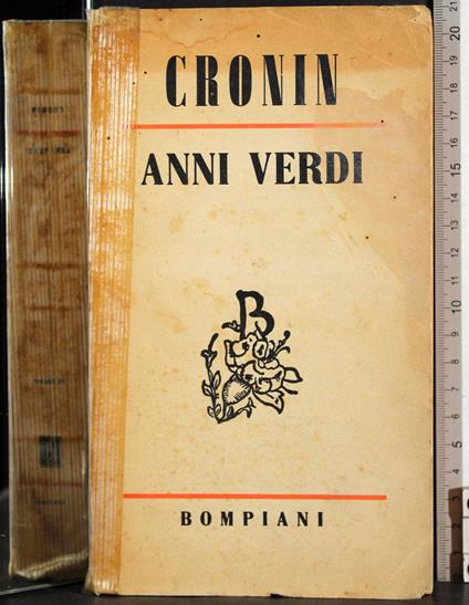 Anni verdi - A. Joseph Cronin - copertina