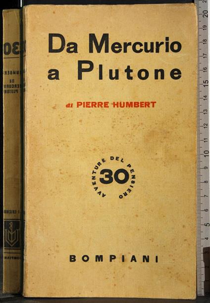 Da Mercurio a Plutone - Pierre Humbert - copertina
