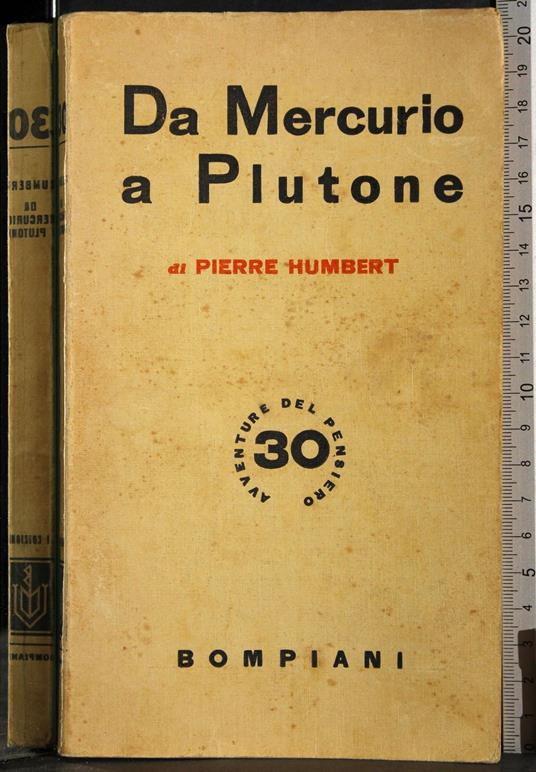 Da Mercurio a Plutone - Pierre Humbert - copertina