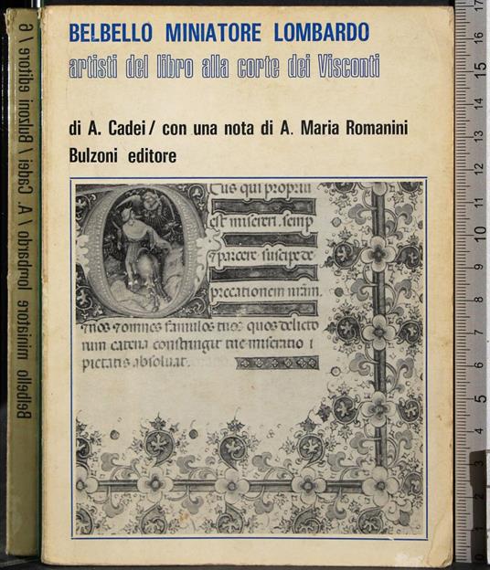 Belbello Miniatore Lombardo - copertina