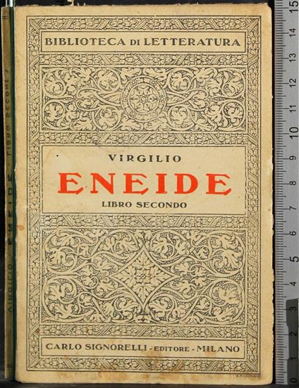 Eneide. Libro secondo - Virgilio - copertina