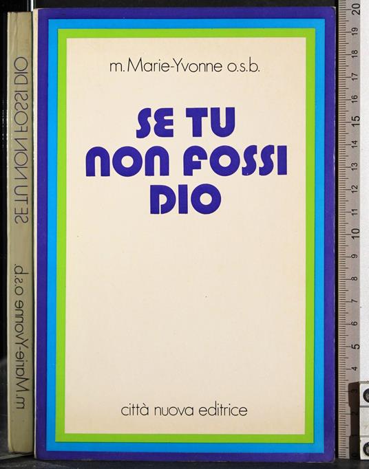Se tu non fossi Dio - copertina