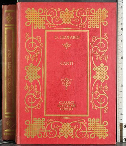 Canti - Giacomo Leopardi - copertina