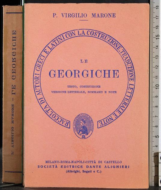 Le georgiche - Virgilio Marrone - copertina