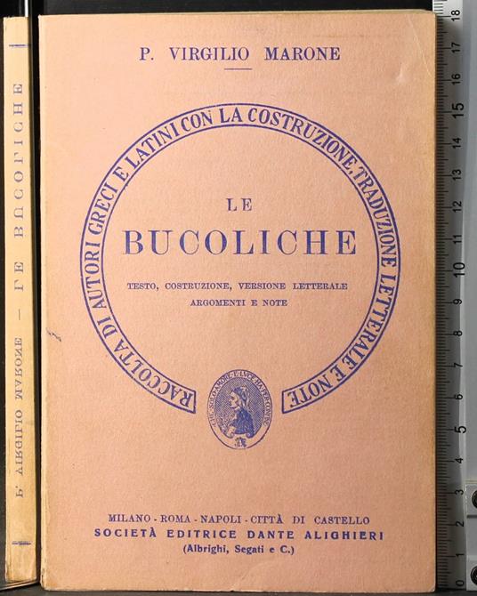 Le bucoliche - Virgilio Marrone - copertina