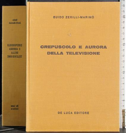 Crepuscolo e aurora della televisione - copertina