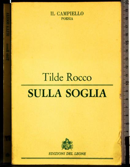 Sulla soglia - Tilde Rocco - copertina