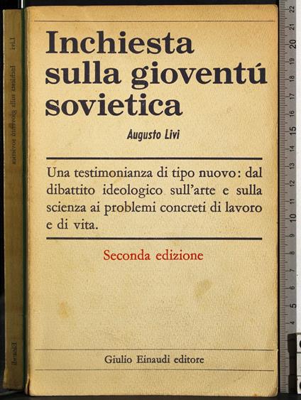 Inchiesta sulla gioventù sovietica - Augusto Olivi - copertina