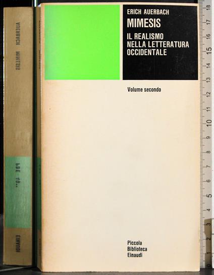 Il realismo nella letteratura occidentale. Vol 2 - Erich Auerbach - copertina