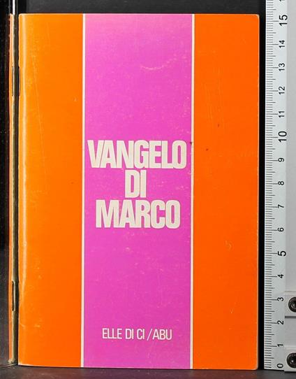 Vangelo di Marco - copertina
