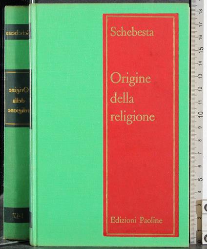 Origine della religione - copertina