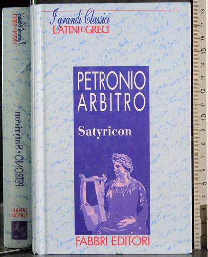 Satyricon - Arbitro Petronio - copertina