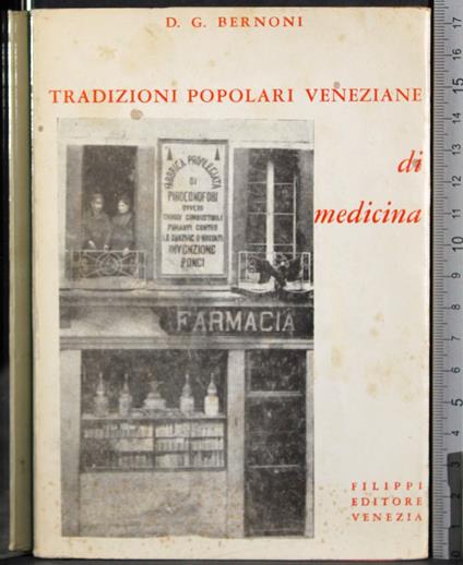 Tradizioni popolari veneziane di medicina - copertina