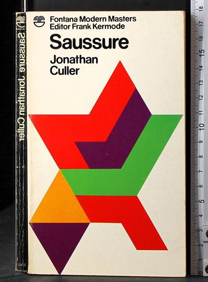 Saussure - Jonathan Culler - copertina
