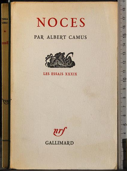Noces. Les essais XXXIX - Albert Camus - copertina