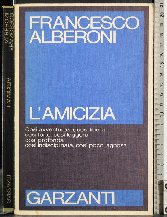 L' amicizia - Francesco Alberoni - copertina