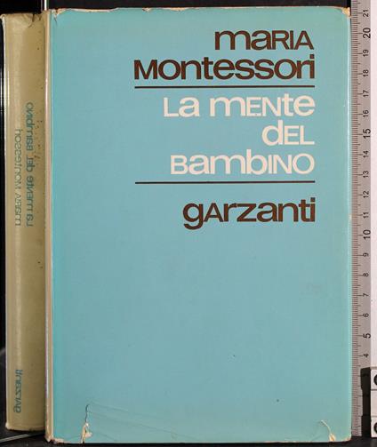 mente del bambino - Maria Montessori - copertina