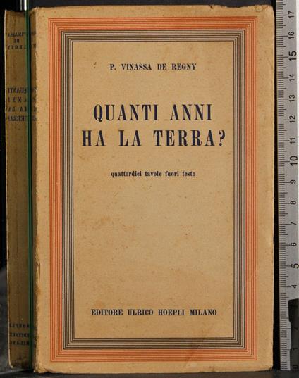 Quanti anni ha la terra? - Vinassa de Regny - copertina