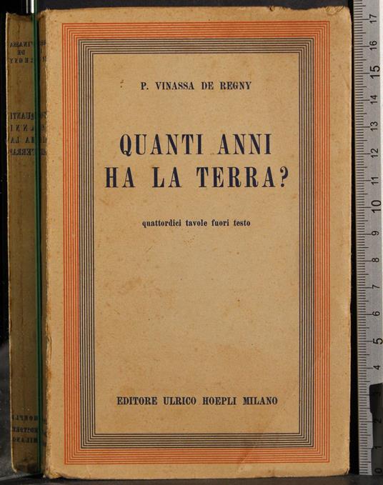 Quanti anni ha la terra? - Vinassa de Regny - copertina