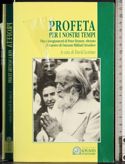 Profeta per i nostri tempi - copertina