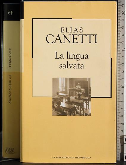 lingua salvata - Elias Canetti - copertina