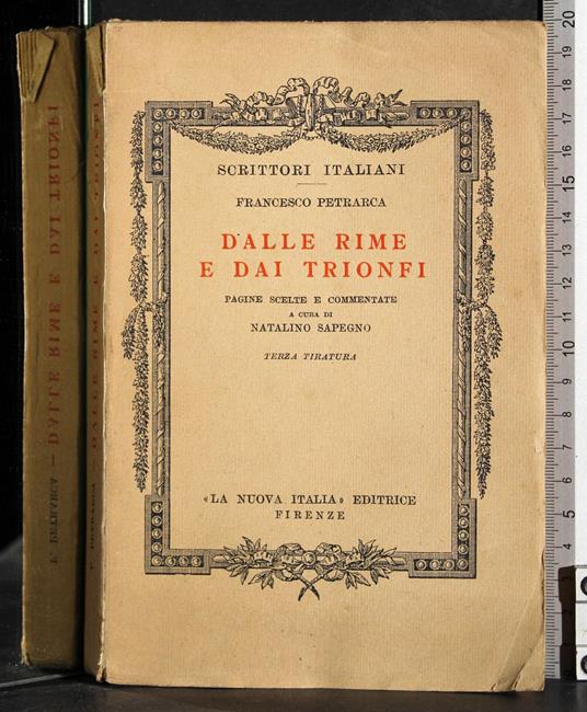 Dalle rime e dai trionfi - Ludovico Ariosto - copertina