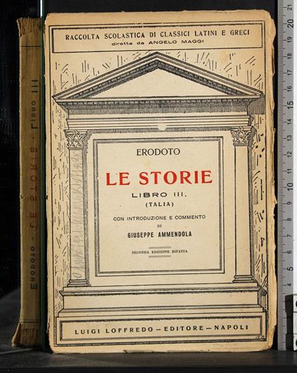 Le storie. Libro III - Erodoto - copertina
