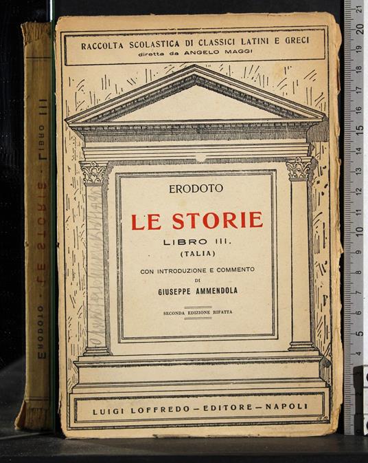 Le storie. Libro III - Erodoto - copertina