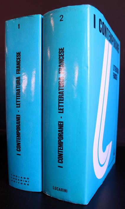 I contemporanei. Letteratura Francese 1-2 - copertina
