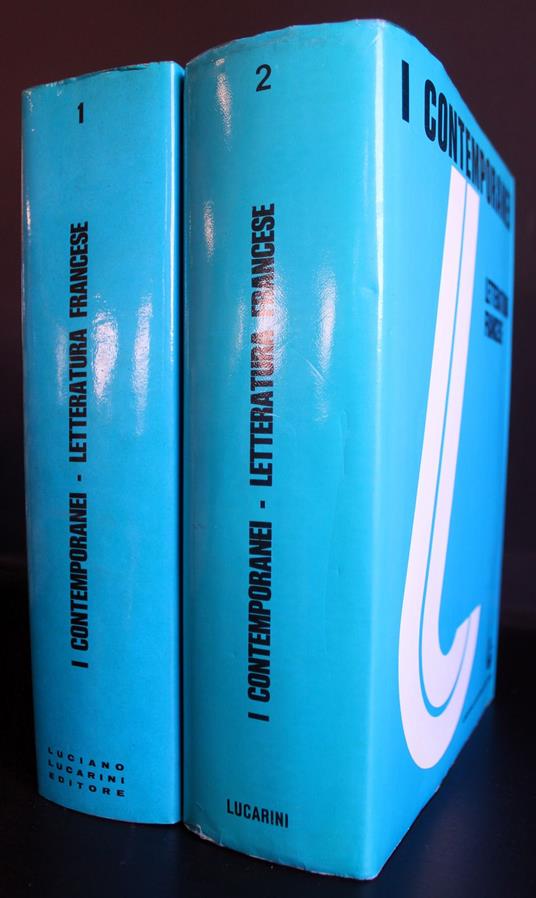 I contemporanei. Letteratura Francese 1-2 - copertina