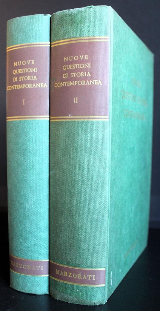 Nuove questioni di storia contemporanea. 2 Vol - copertina