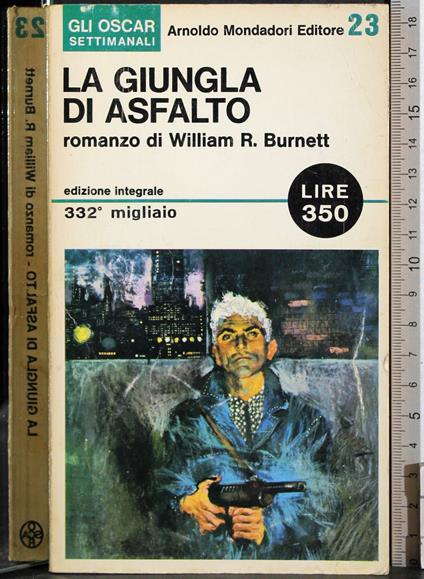 giungla di asfalto - William R. Burnett - copertina