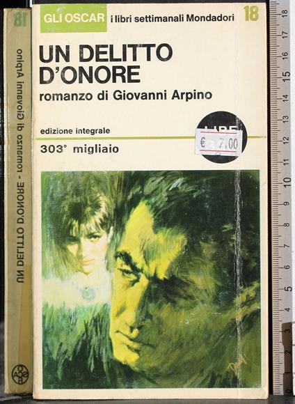 Un delitto d'onore - Giovanni Arpino - copertina